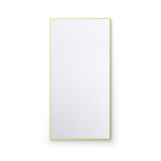 18" x 36" Shatterproof Wall Mount Metal Frame Mirror - FM1-1836
