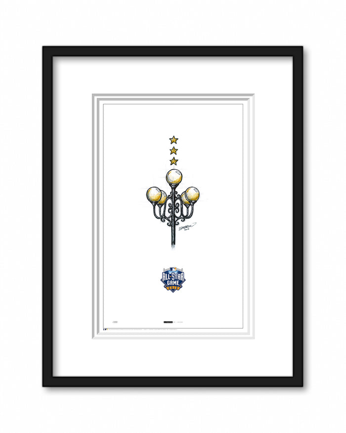 2016 MLB All-Star Game Sketch Poster Print - SOLD OUT