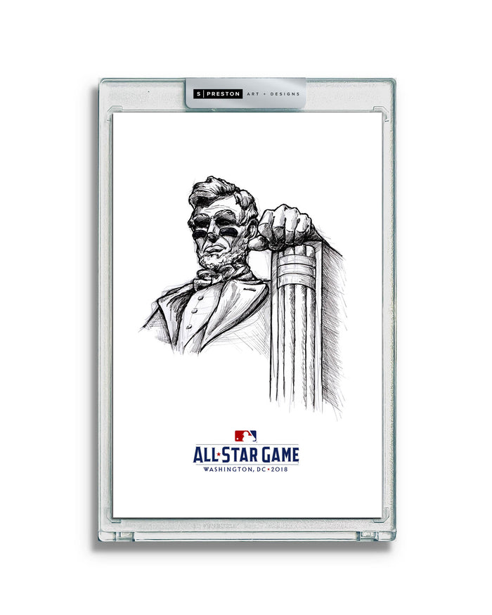 2018 MLB All-Star Game Sketch Art Slab (Eyeblack Lincoln)