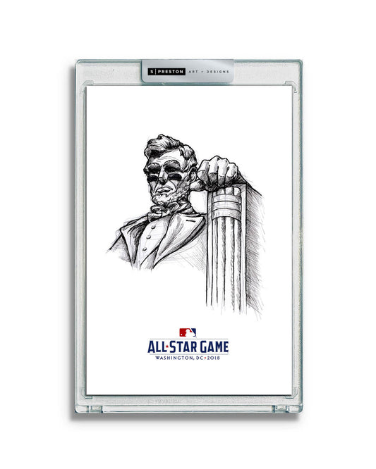 2018 MLB All-Star Game Sketch Art Slab (Eyeblack Lincoln)