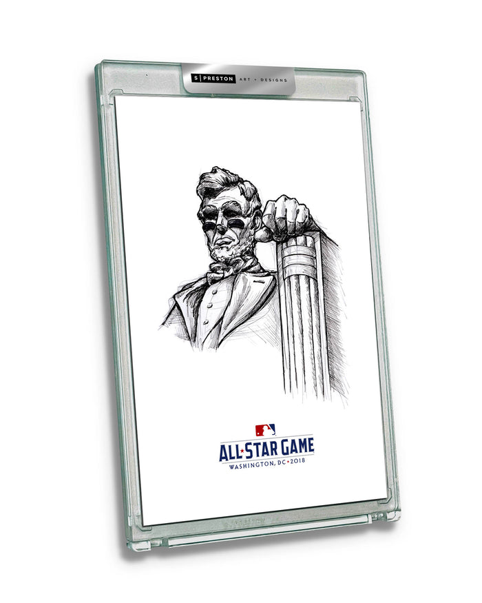 2018 MLB All-Star Game Sketch Art Slab (Eyeblack Lincoln)