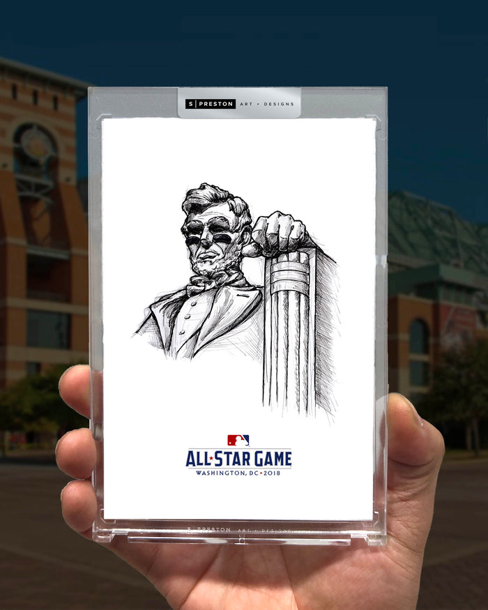 2018 MLB All-Star Game Sketch Art Slab (Eyeblack Lincoln)