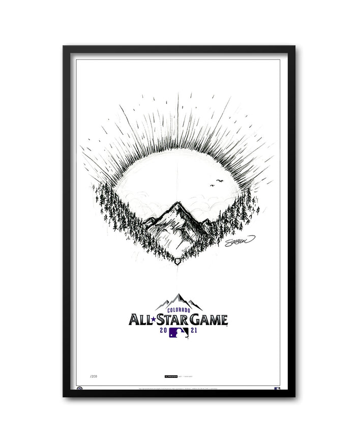 2021 MLB All-Star Game Sketch Print