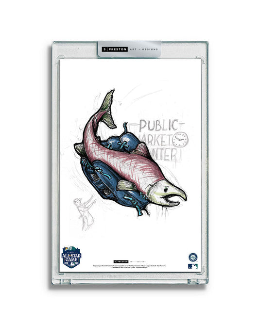 2023 MLB All-Star Game Sketch Art Slab - SOLD OUT