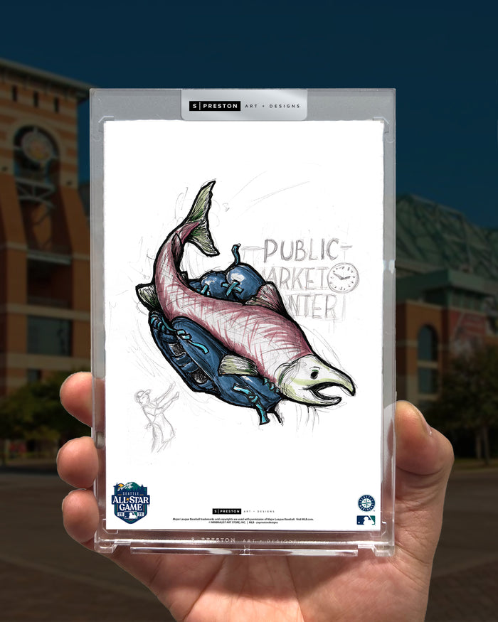 2023 MLB All-Star Game Sketch Art Slab - SOLD OUT