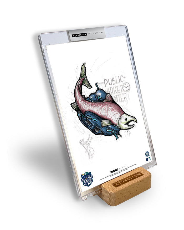 2023 MLB All-Star Game Sketch Art Slab - SOLD OUT