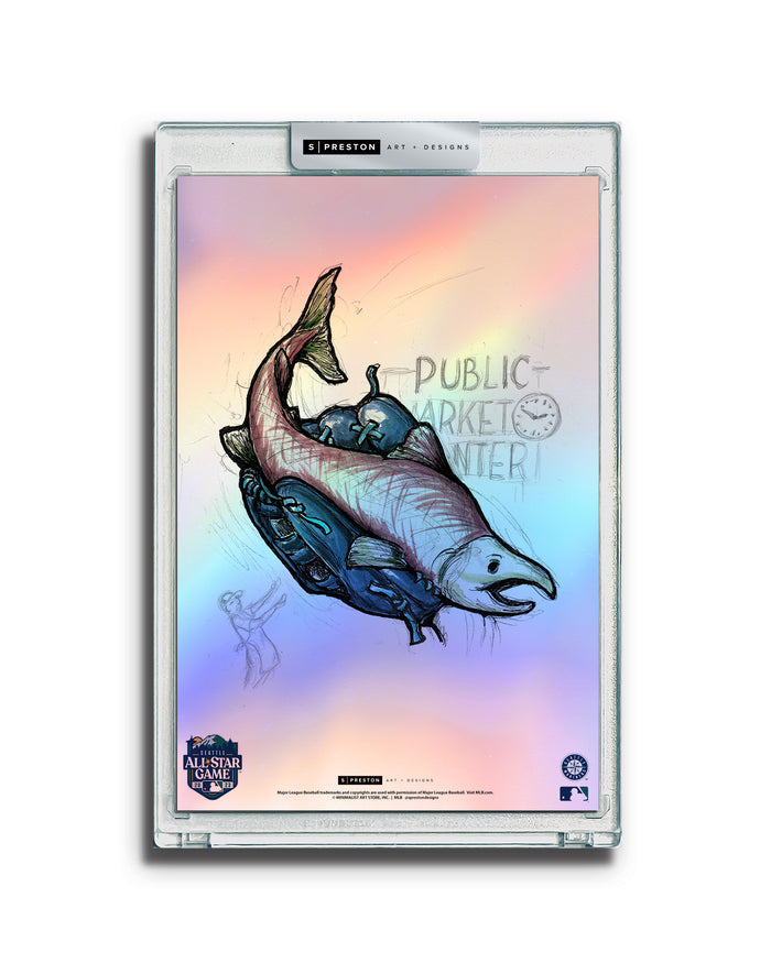 2023 MLB All-Star Game Sketch Art Slab - SOLD OUT