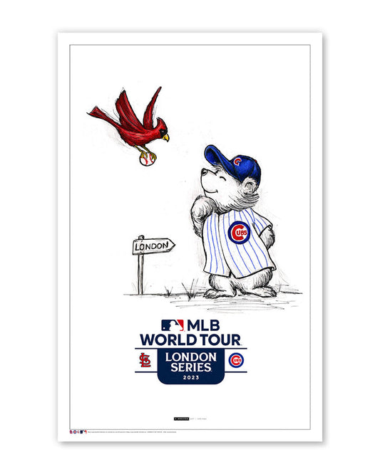 2023 MLB London Series Sketch Limited Edition Art Prints