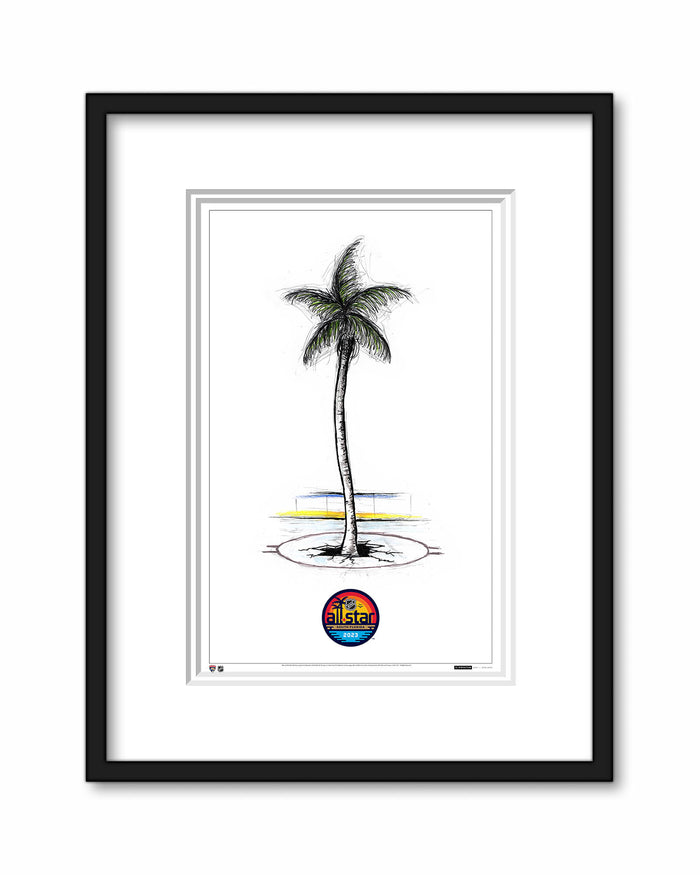 2023 NHL All-Star Game Sketch Limited Edition Art Print