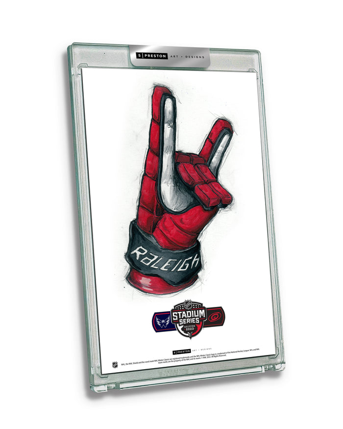 2023 NHL Stadium Series Sketch Limited Edition Art Slab
