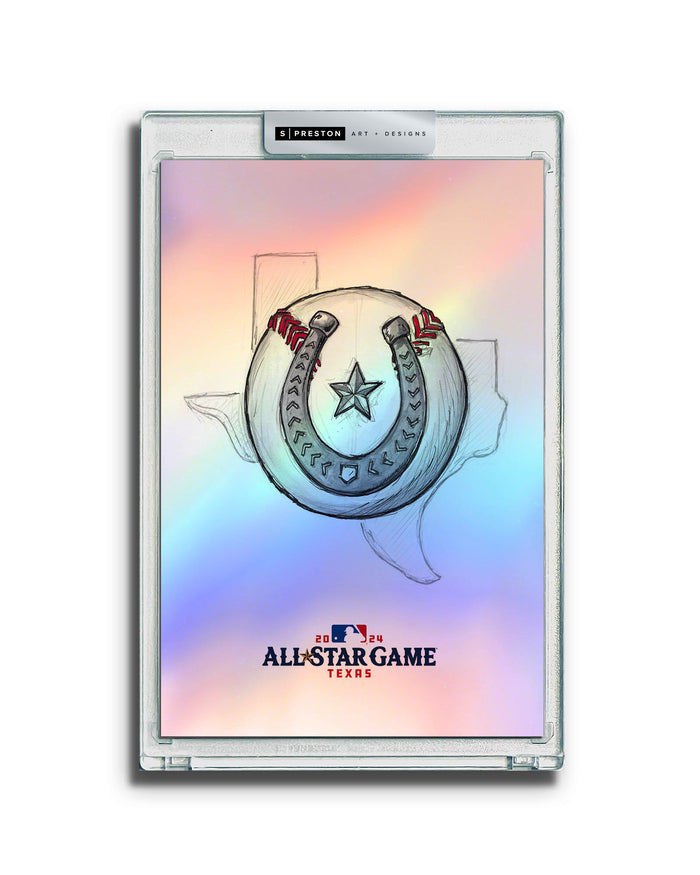 2024 MLB All-Star Game Sketch Art Slab
