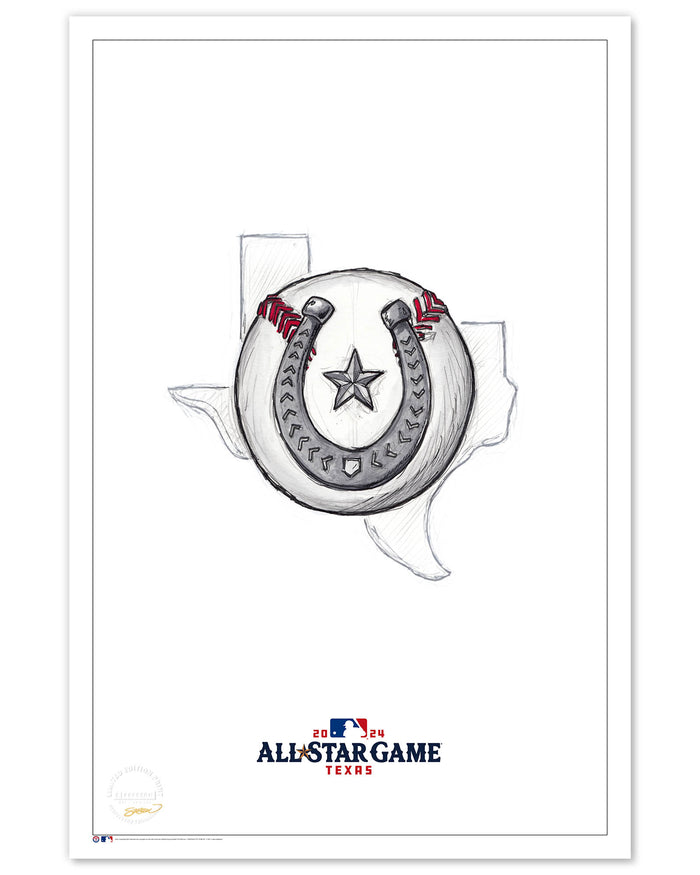 2024 MLB All-Star Game Sketch Limited Edition Print