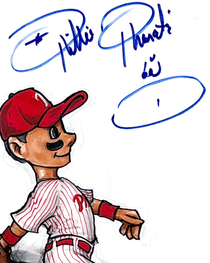 2024 MLB Philadelphia Phillies London Series Sketch Limited Edition Art Prints