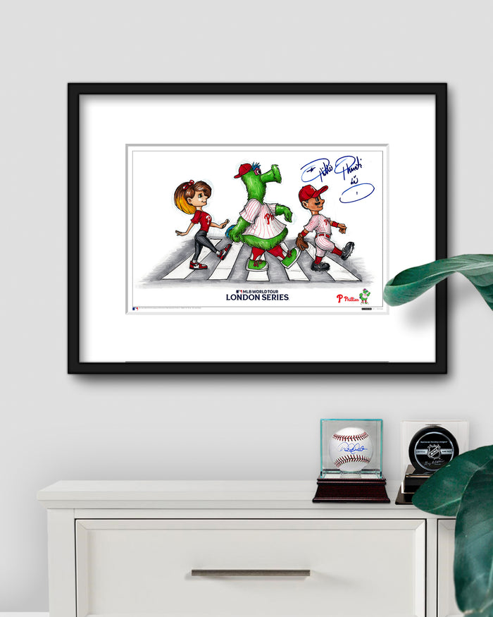 2024 MLB Philadelphia Phillies London Series Sketch Limited Edition Art Prints