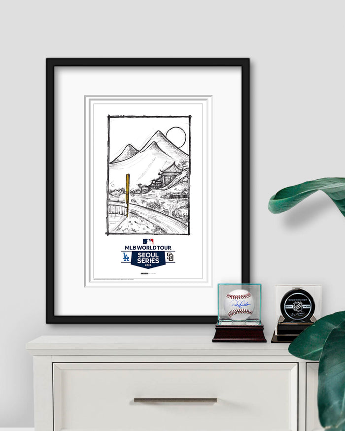 2024 MLB Seoul Series Sketch Limited Edition Art Prints