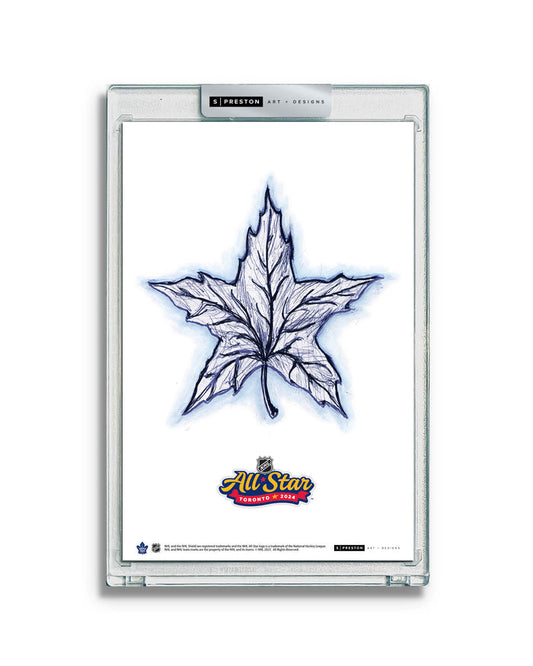 2024 NHL All-Star Game Sketch Art Slab