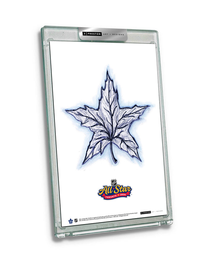 2024 NHL All-Star Game Sketch Art Slab
