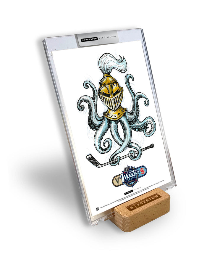 2024 NHL Winter Classic Sketch Limited Edition Art Card Slab