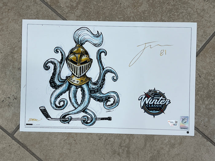 2024 NHL Winter Classic Sketch Limited Edition Art Prints