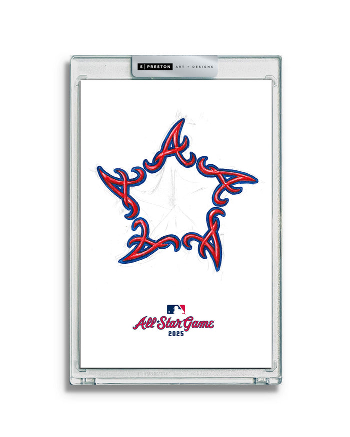 2025 MLB All-Star Game Sketch Art Slab