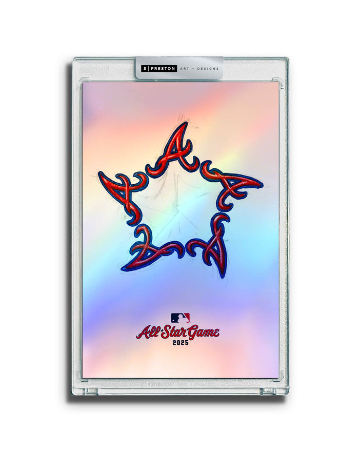 2025 MLB All-Star Game Sketch Art Slab