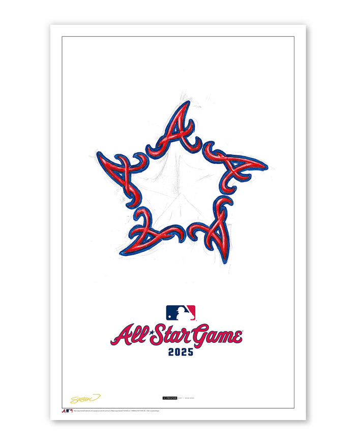 2025 MLB All-Star Game Sketch Limited Edition Print