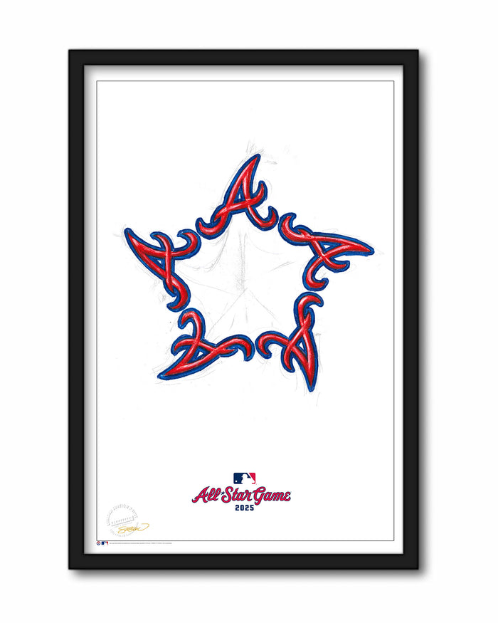 2025 MLB All-Star Game Sketch Limited Edition Print