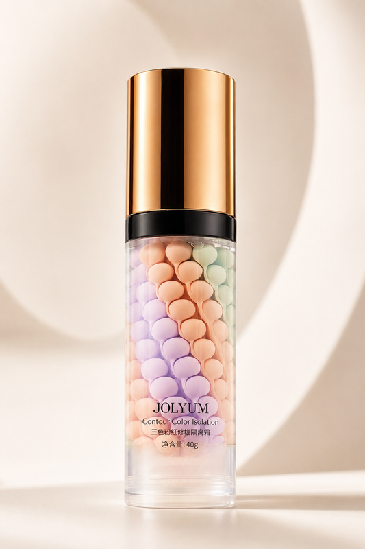 3-in-1 Color Correcting Makeup Primer & Base — Tri-Color Face Primer, 40ml