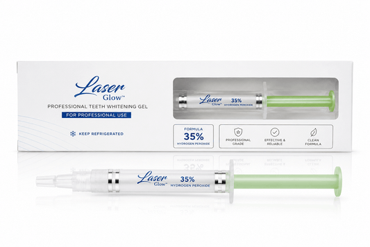 35% hydrogen peroxide professional teeth whitening gel syringe