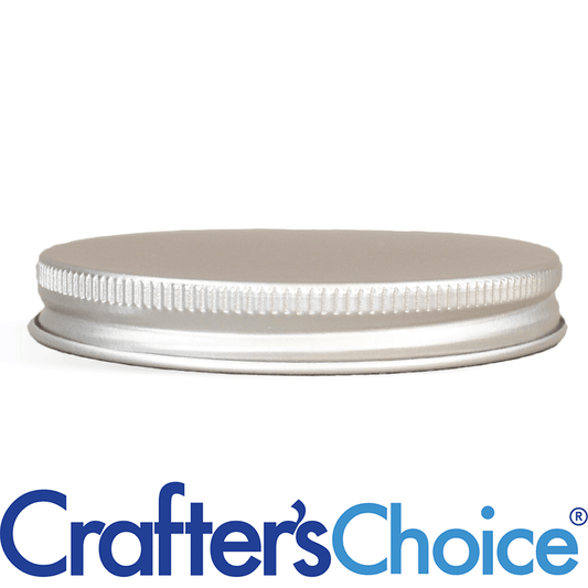 58/400 Silver Metal Basic Top Cap - Foam Liner