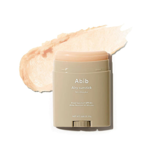 ABIB Airy Sunstick Smoothing Bar SPF50+ PA++++ - apsauginis pieštukas nuo saulės