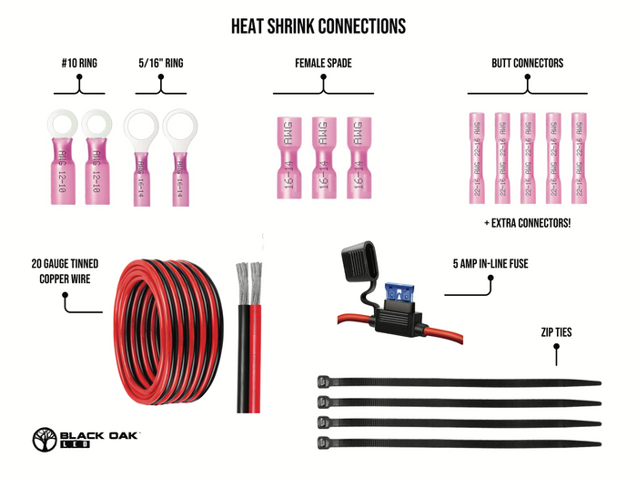 Accent/Rock Light - Wiring Kit