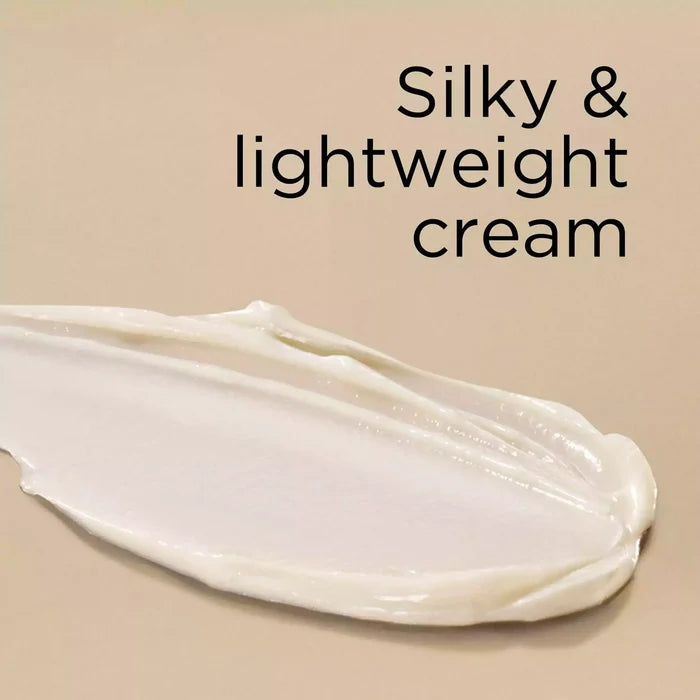 Texture is silky and lightweight cream