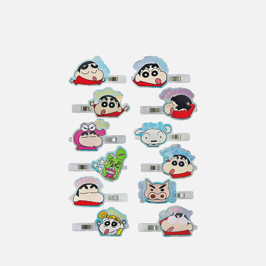 Aiplanning Crayon Shin-chan Aurora Acrylic Hair Clip 2 pcs