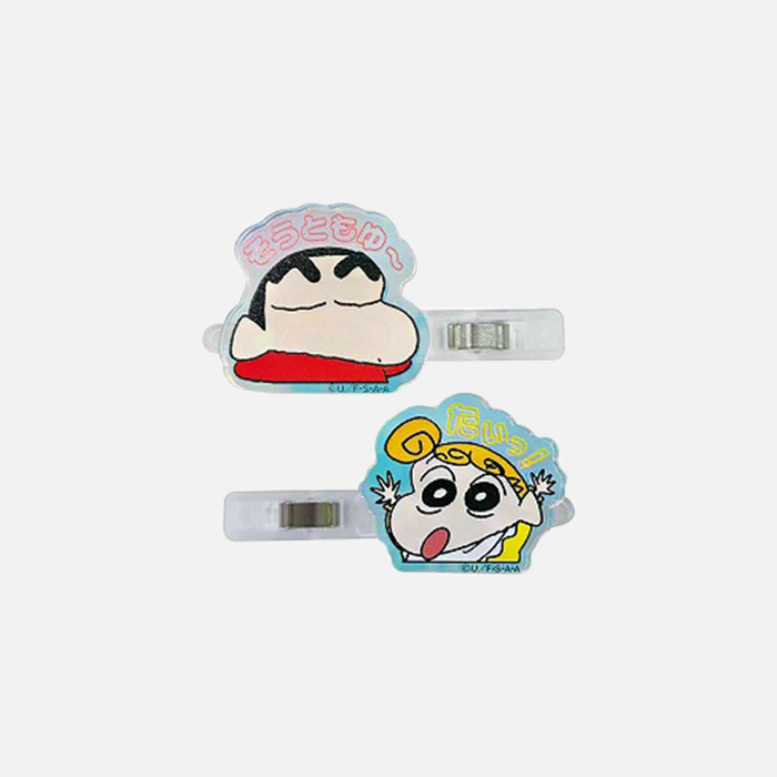 Aiplanning Crayon Shin-chan Aurora Acrylic Hair Clip 2 pcs