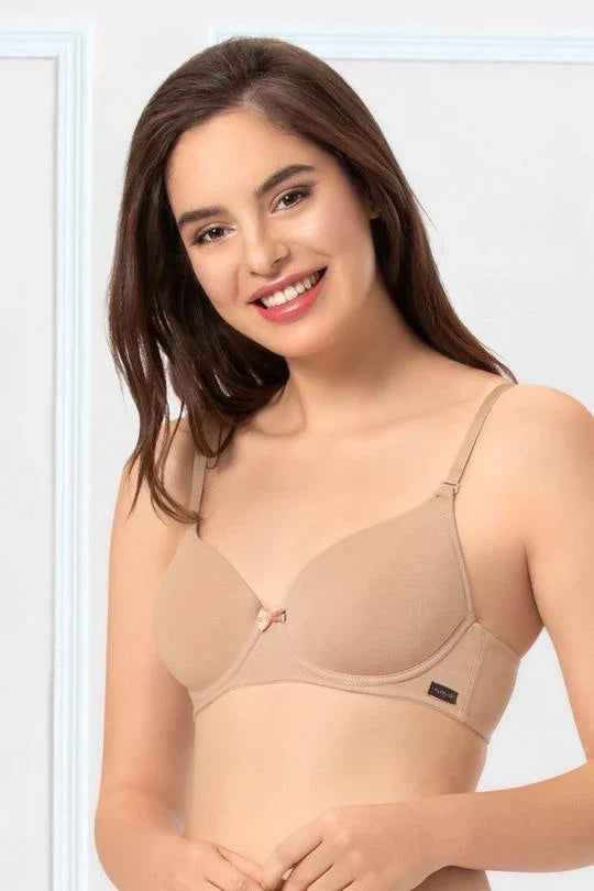 Amante Carefree Confidence Bra - EB010  Sandalwood