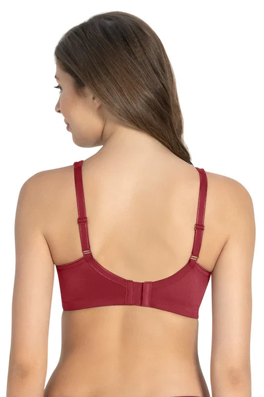 Amante Elegant Support Bra - BRA78001 Henna