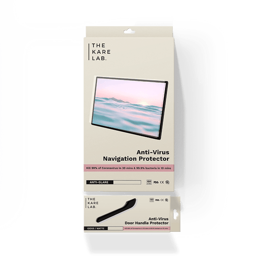 Anti-Virus Tesla Navigation Screen + Door Handle Protector - The Kare Lab