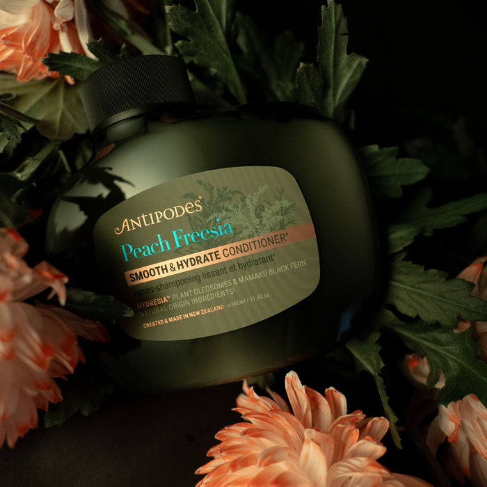 #seo: apres-shampoing peach freesia antipodes