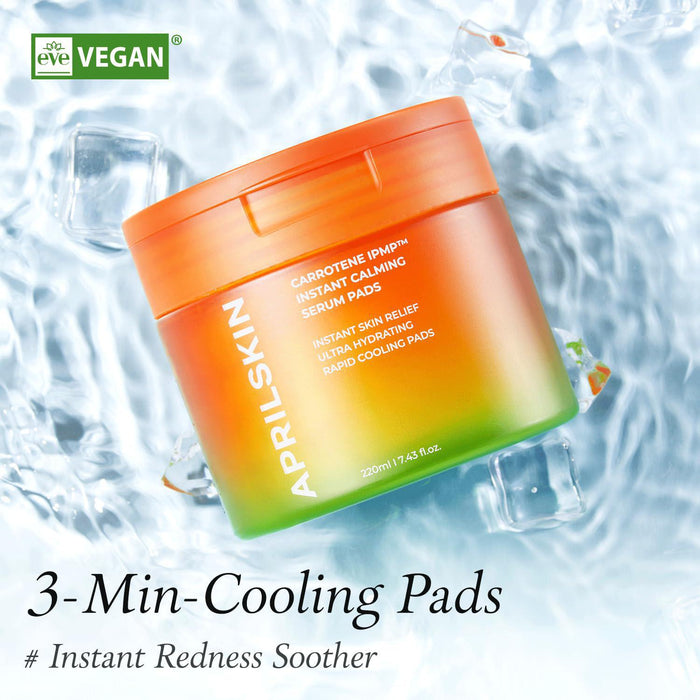 APRILSKIN Carrotenee IPMP Instant Calming Serum Pads 80 pads