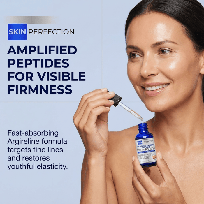 use argireline amplified peptides for visible skin firmness, and to diminish the look of fine lines and wrinkles