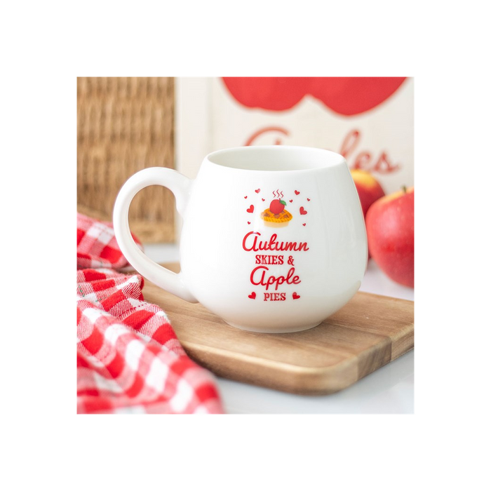 Autumn Skies & Apple Pies Rounded Mug 🇬🇧