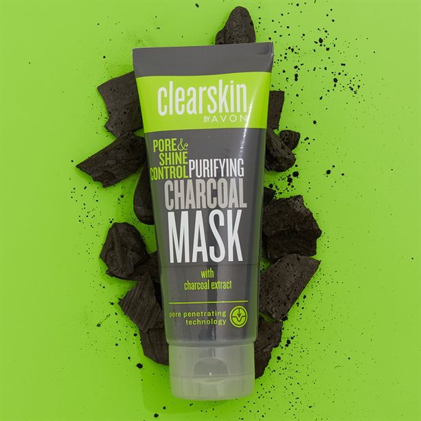 Avon Clearskin Charcoal Face Mask with Shine Control - 75ml