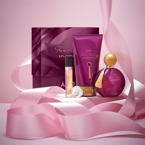 Avon Far Away Splendoria Perfume Gift Set / Box