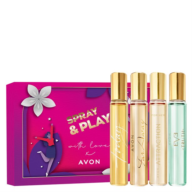 Avon TTA Today / Attraction / Eve Truth / Far Away Purse Spray Gift Set