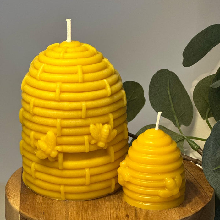 Baby Bee Hive Candle – 100% Pure Beeswax