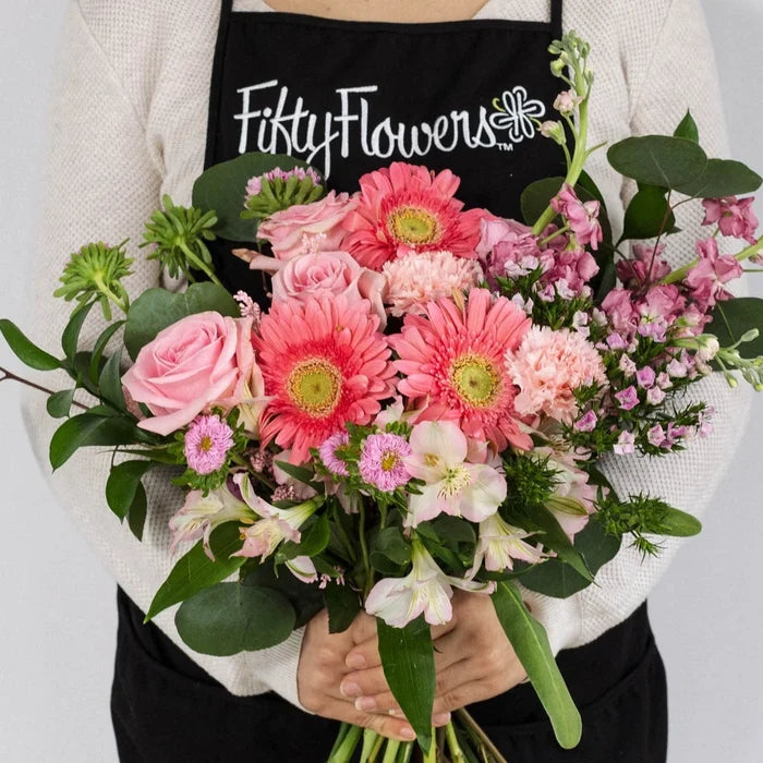 Baby Shower Pink Apron - Image