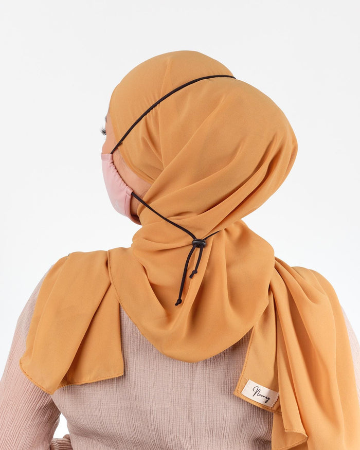 Bae Hanna SkinLab Fabric Face Mask Hijab Friendly Version Headloop (Blush Pink)