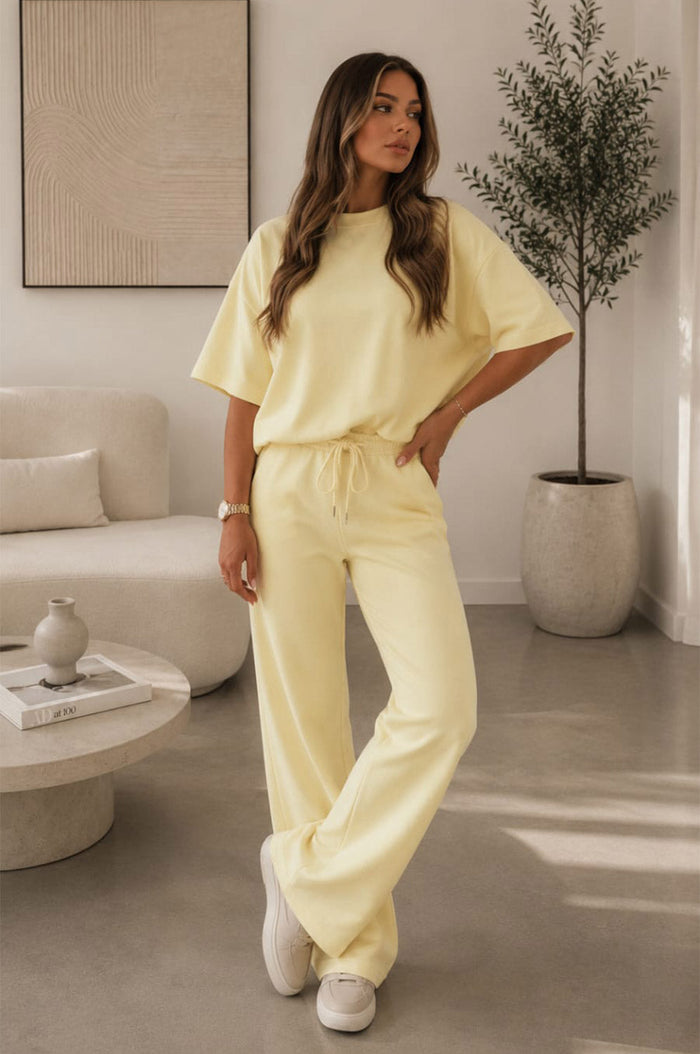 Balloon Sleeves Trouser Set 🇬🇧