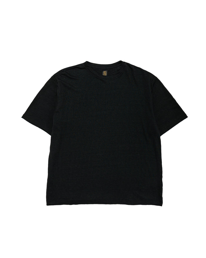 lost & found Batoner Batoner Normandy Linen T-Shirt Black